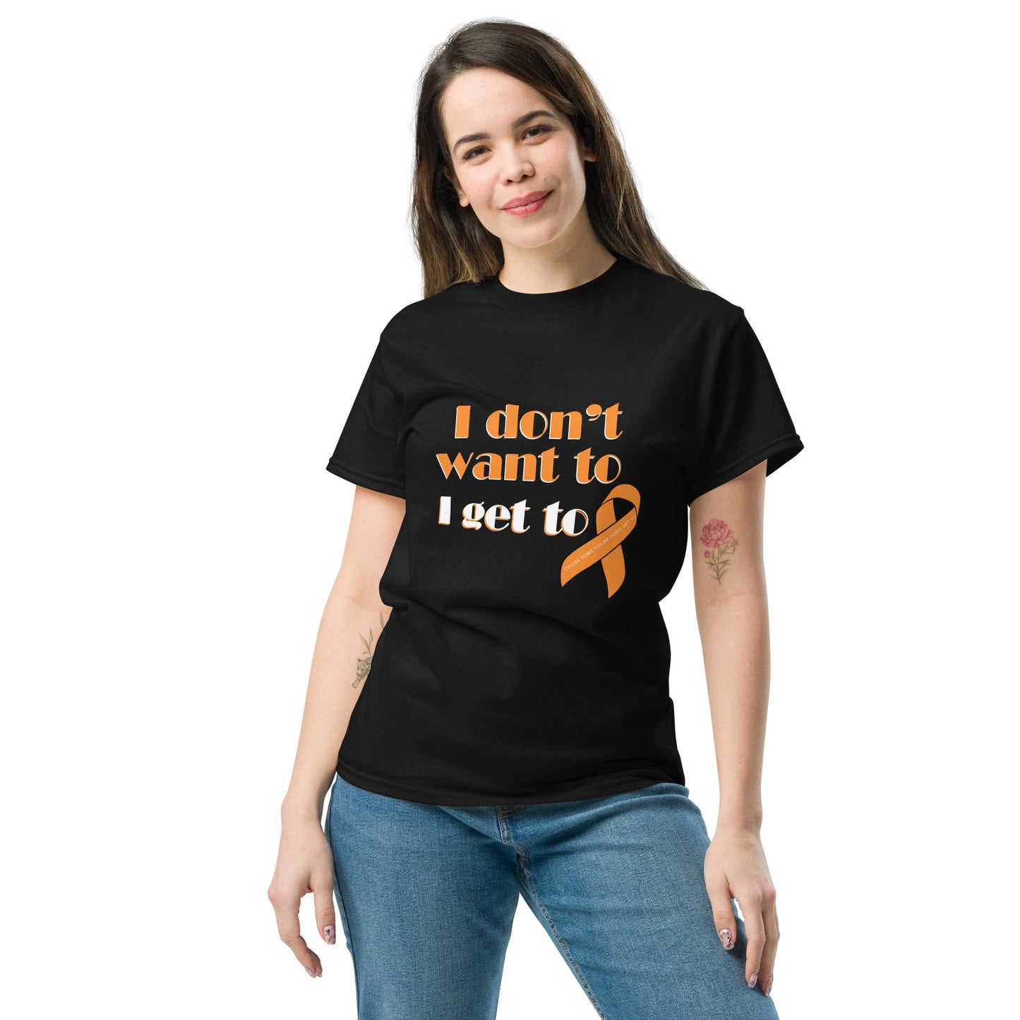 Orange Ribbon Tee