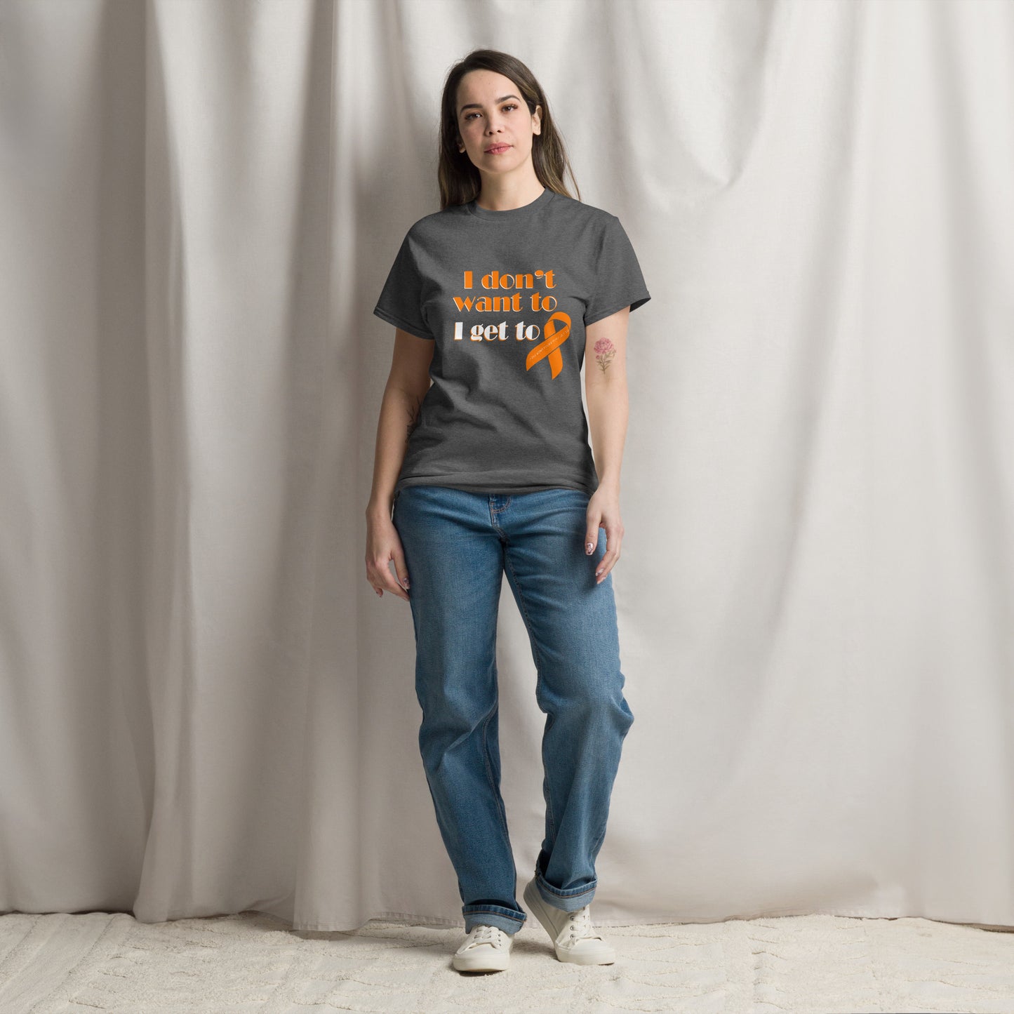 Orange Ribbon Tee