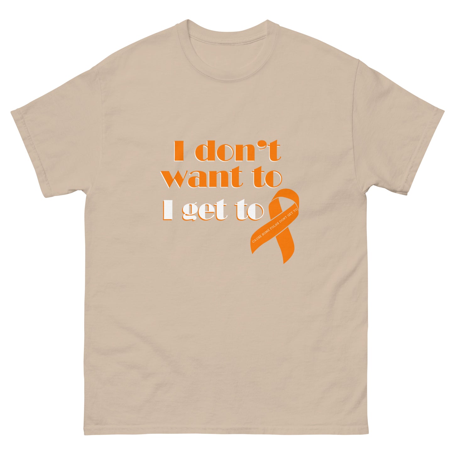 Orange Ribbon Tee