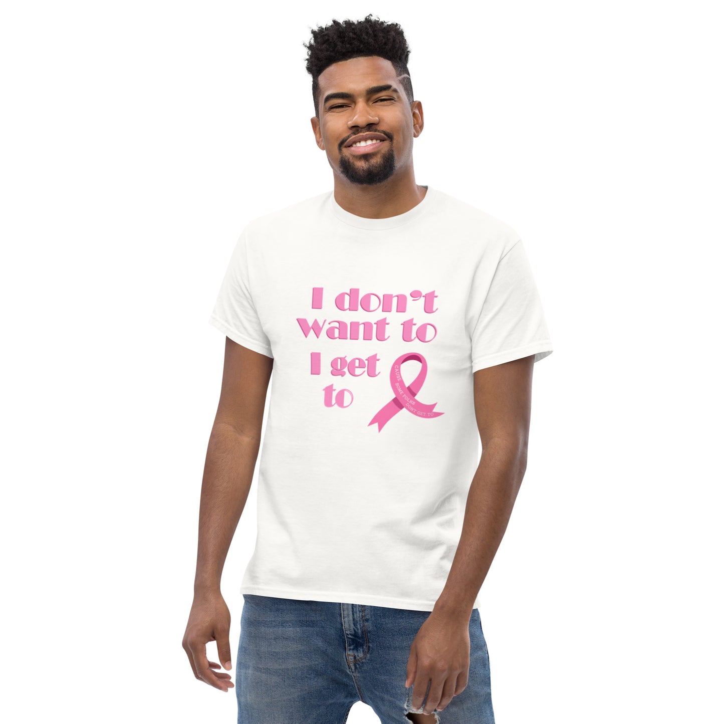 Pink Ribbon (white) Tee
