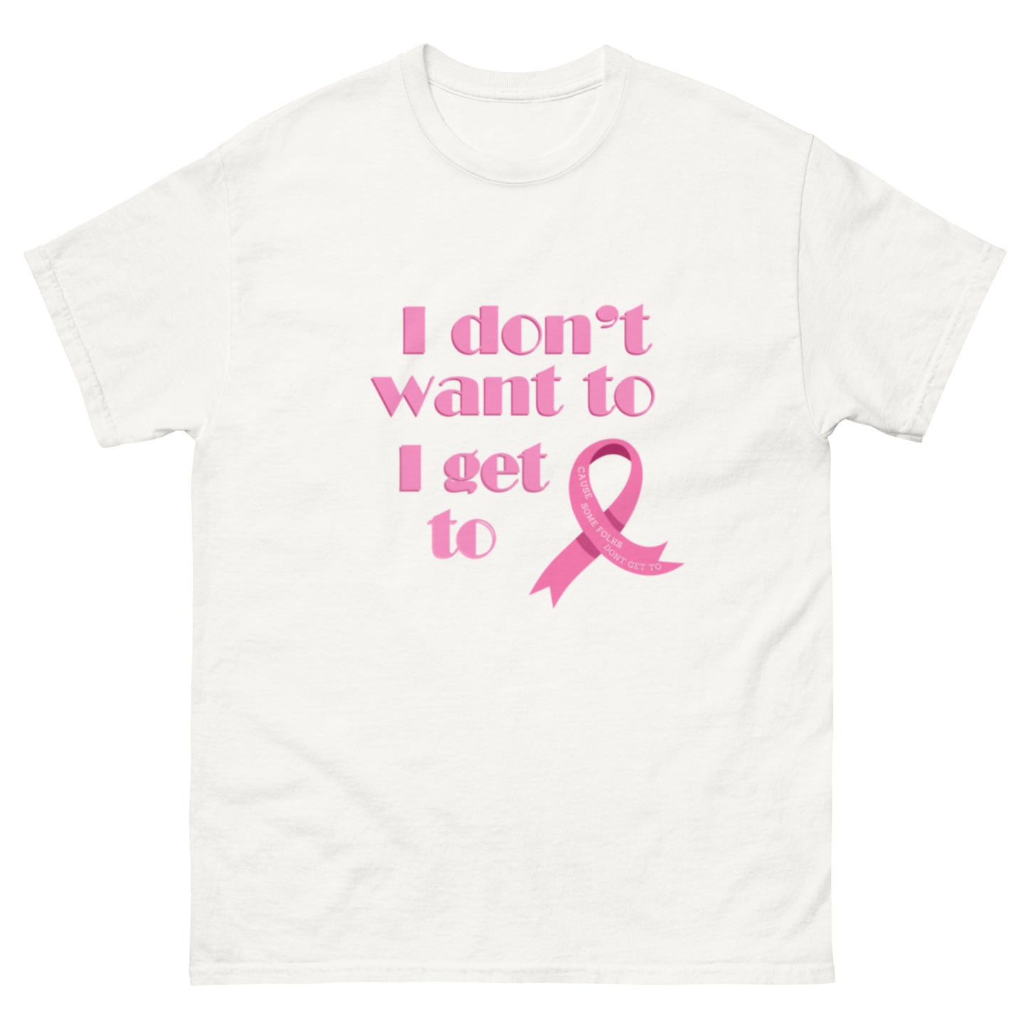 Pink Ribbon (white) Tee
