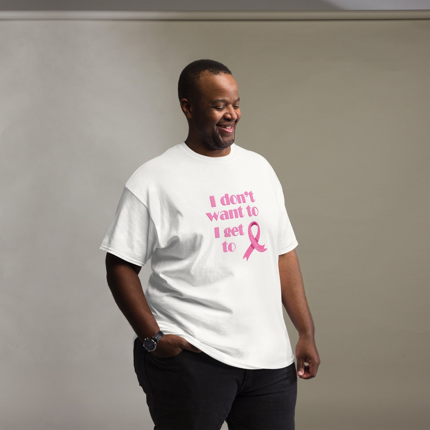 Pink Ribbon (white) Tee